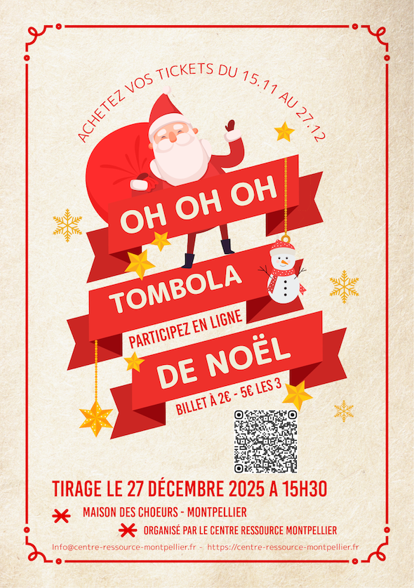 La tombola au profit du Centre Ressource Montpellier 