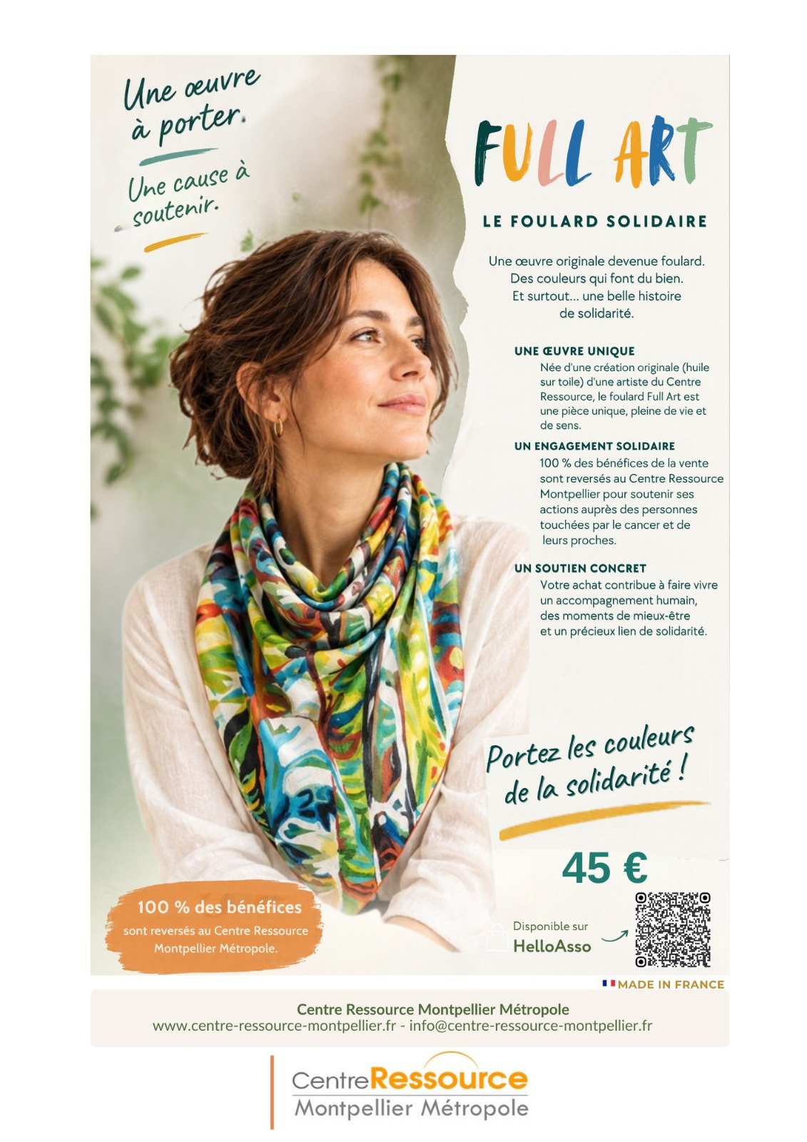"Full Art" le foulard solidaire